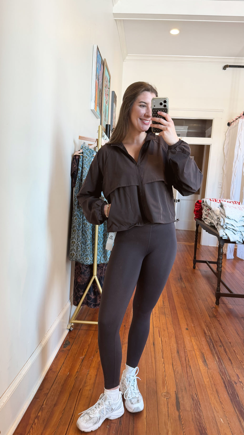 Chocolate Windbreaker Legging Set
