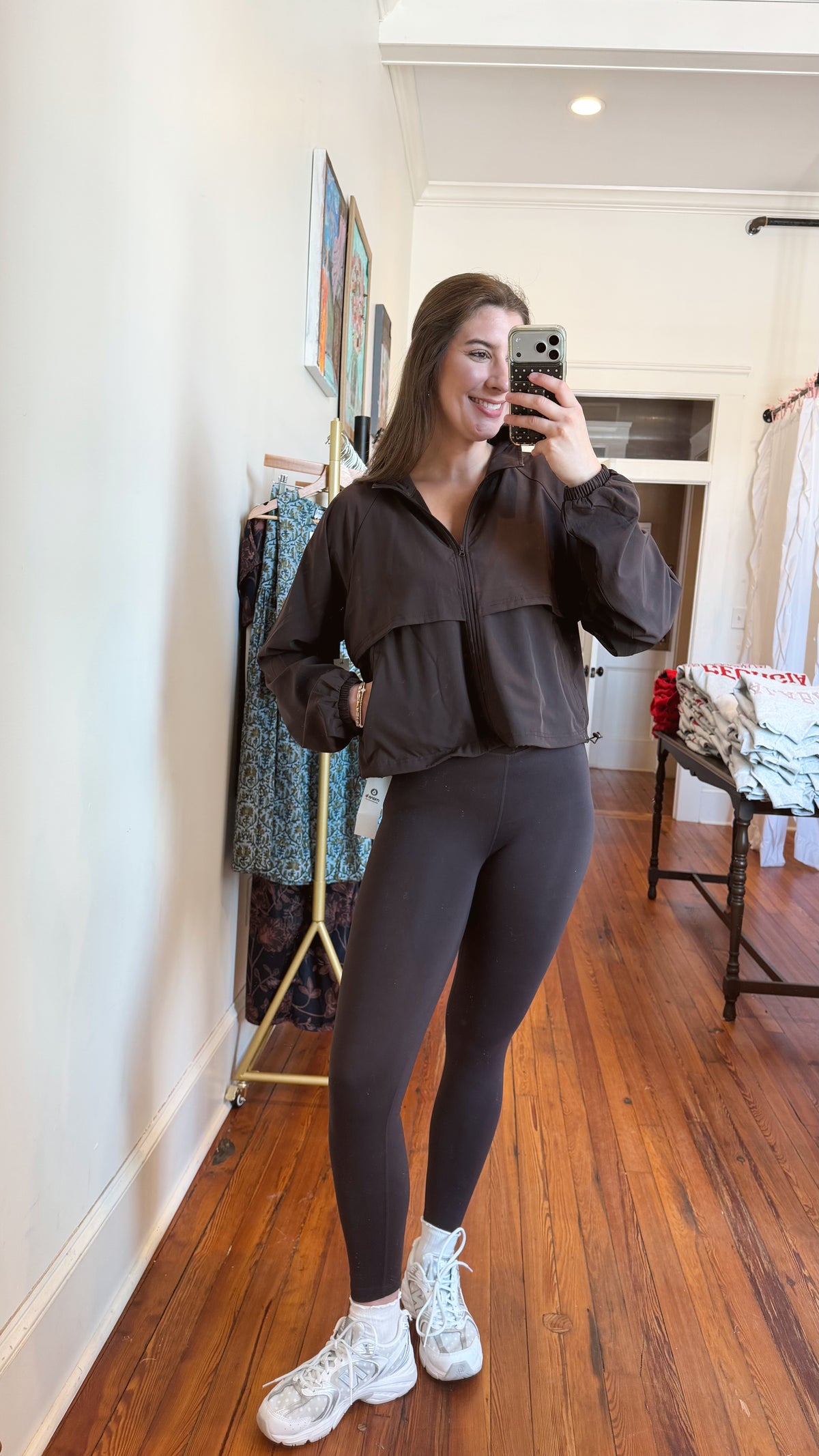 Chocolate Windbreaker Legging Set