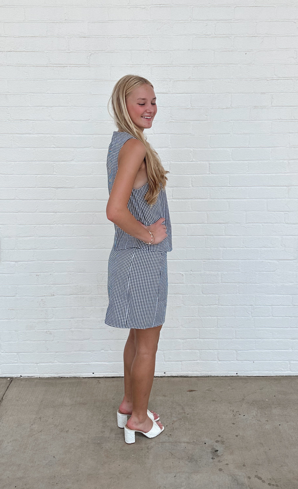 Georgia Gingham Skirt SET