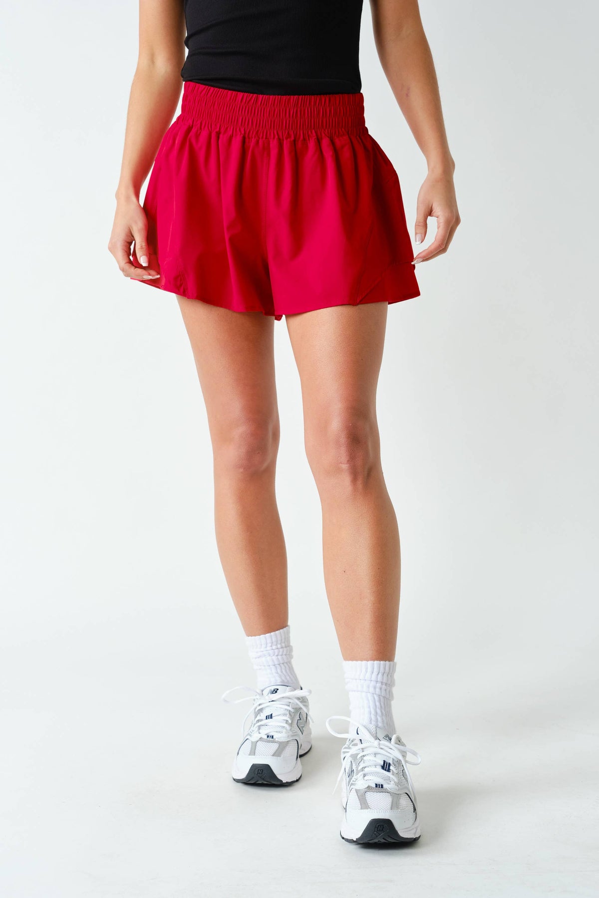 Cherry Windbreaker Shorts Set