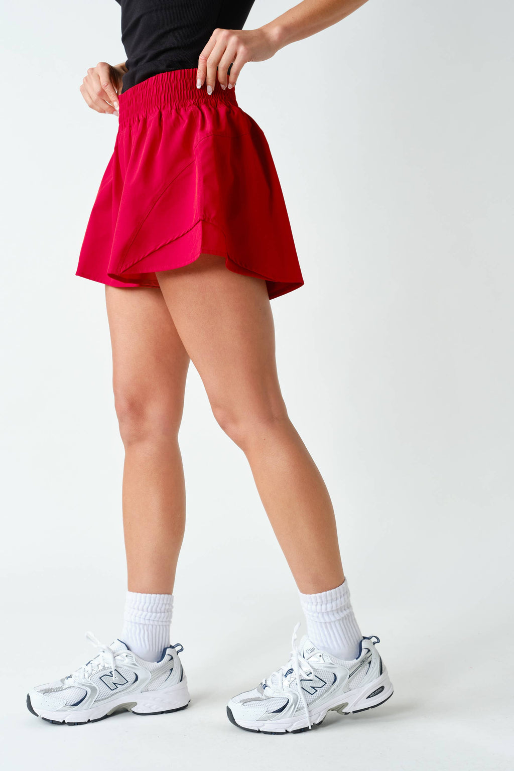 Cherry Windbreaker Shorts Set