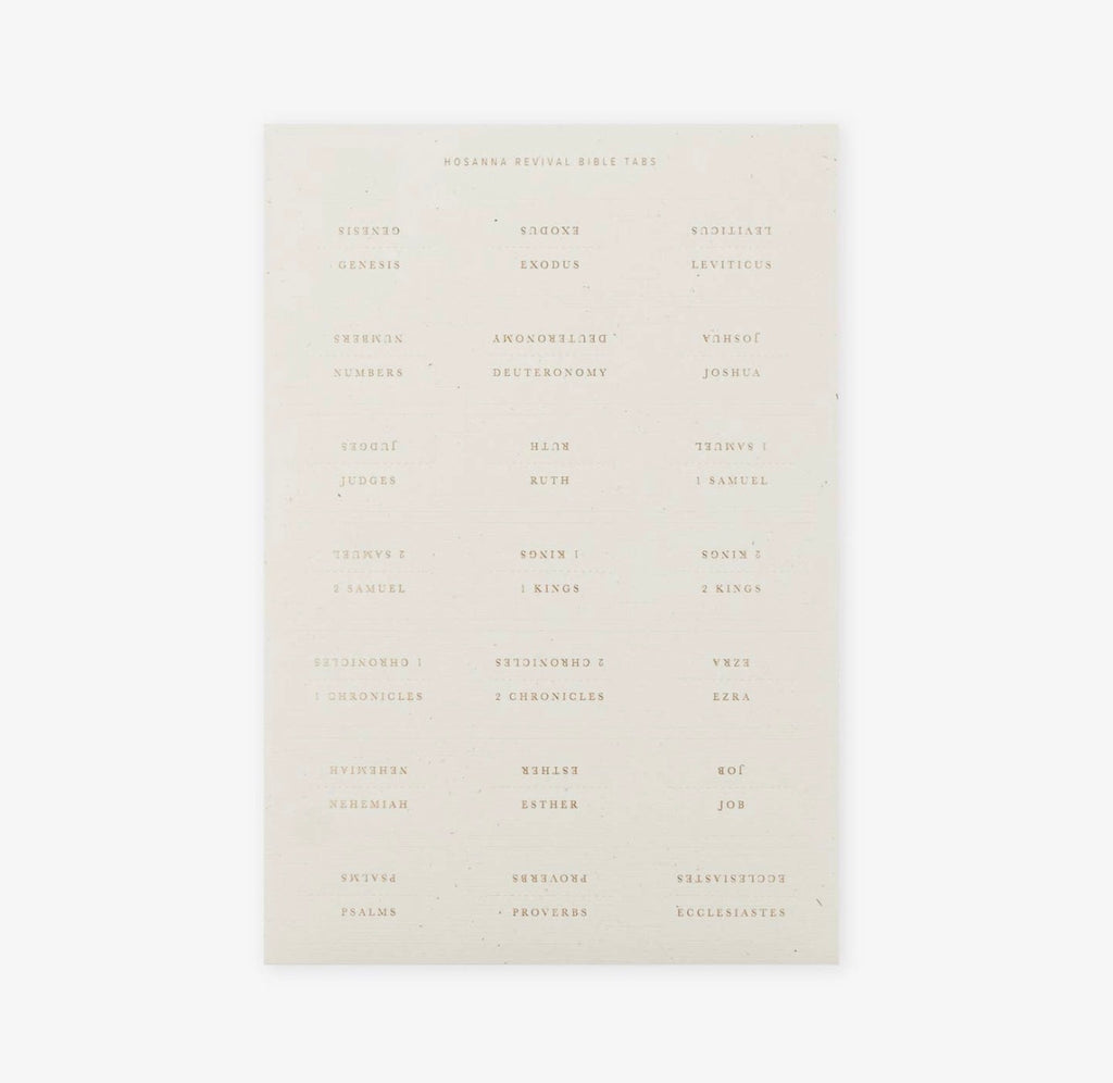 Bible Tabs: Gold Foiling PREORDER