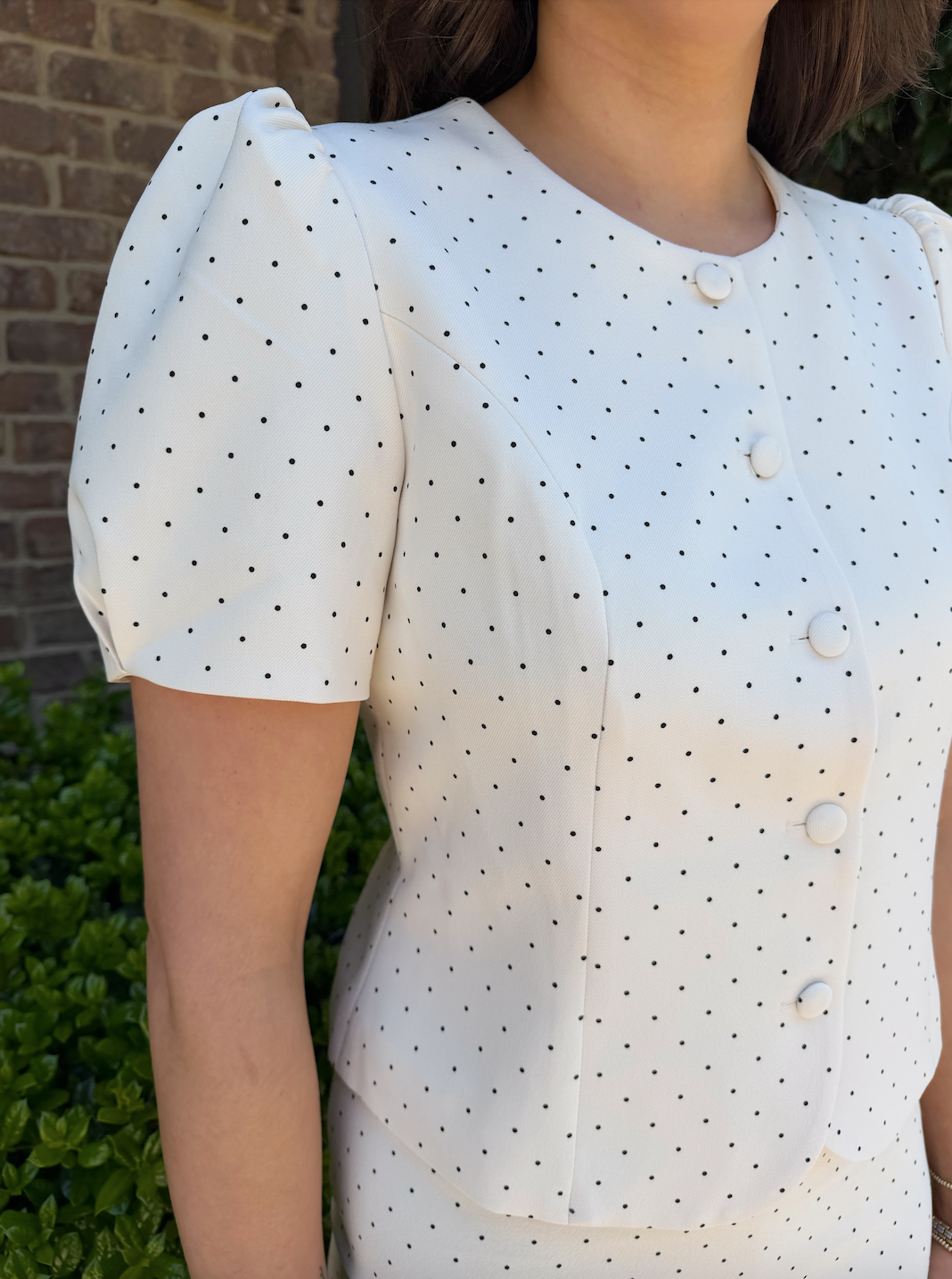 Meredith Polka Dot Top