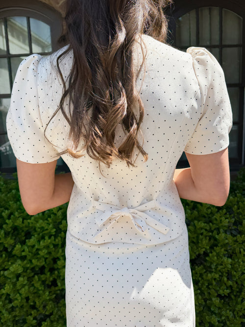 Meredith Polka Dot Mini Skirt