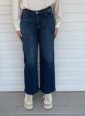 Kancan Wide Leg Dark Wash Jeans