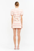 Ambrose Pink and Ivory Striped Top