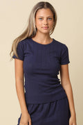 Marley Ribbed Pointelle Knit Top