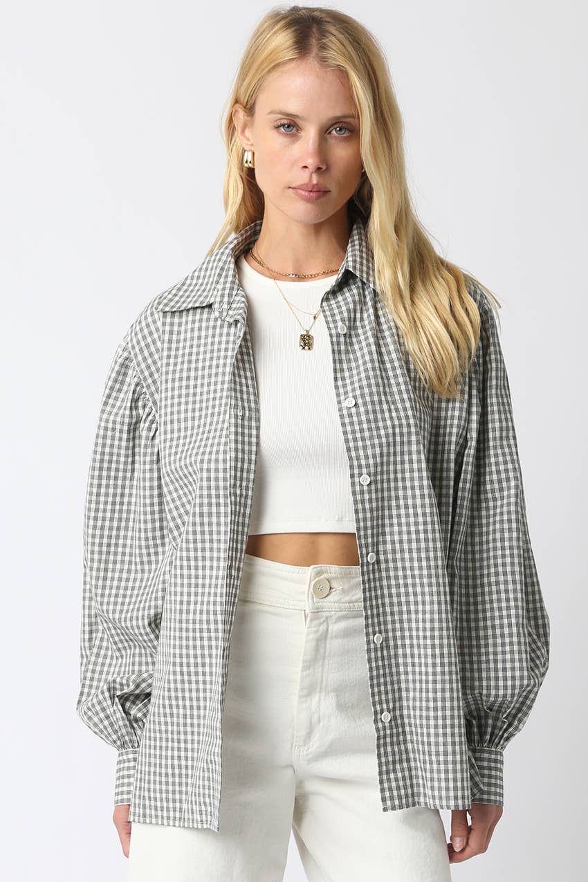 Selena Gingham Shirt