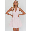 Samantha Pink Blazer Mini Dress