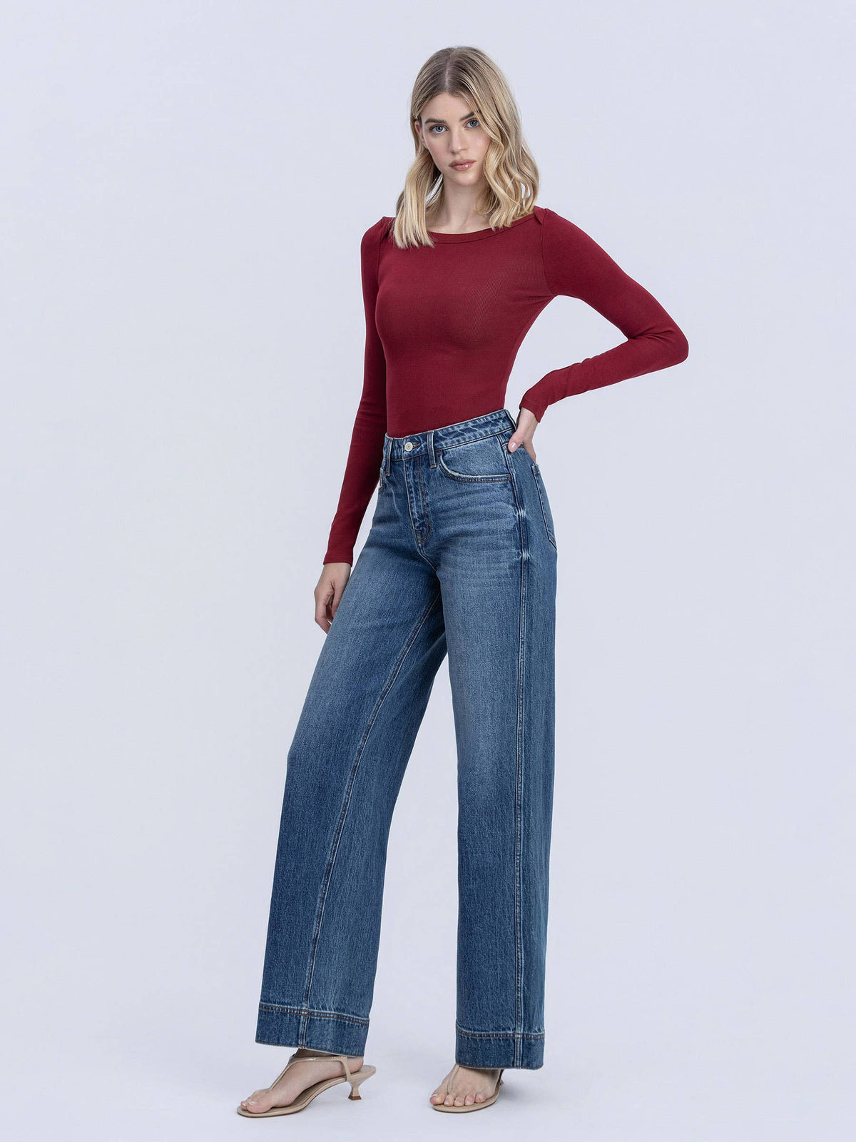 Maggie Super Jigh Rise Baggy Trouser Jeans feature