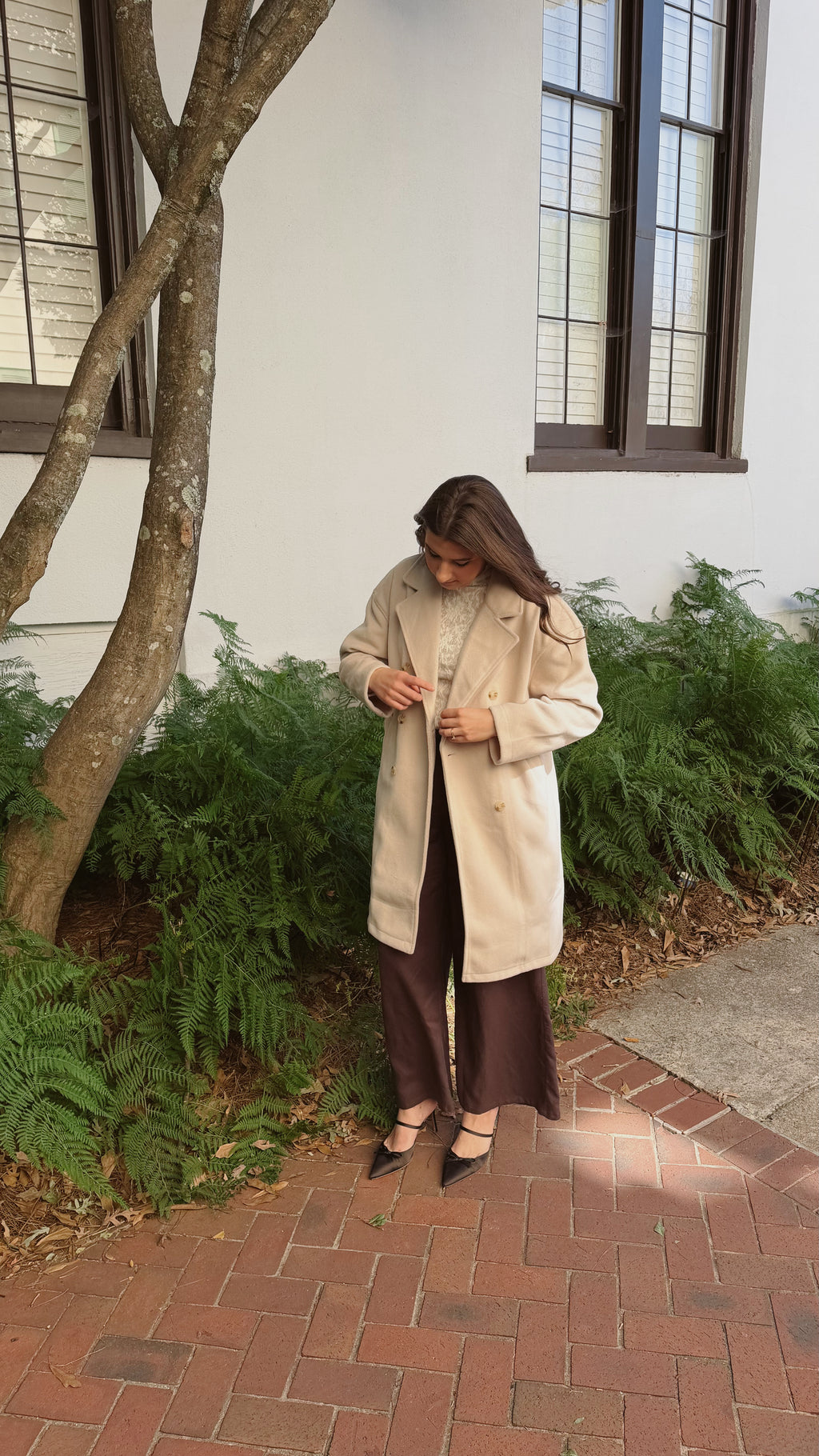 Dianne Double Breasted Dolman Sleeve Coat