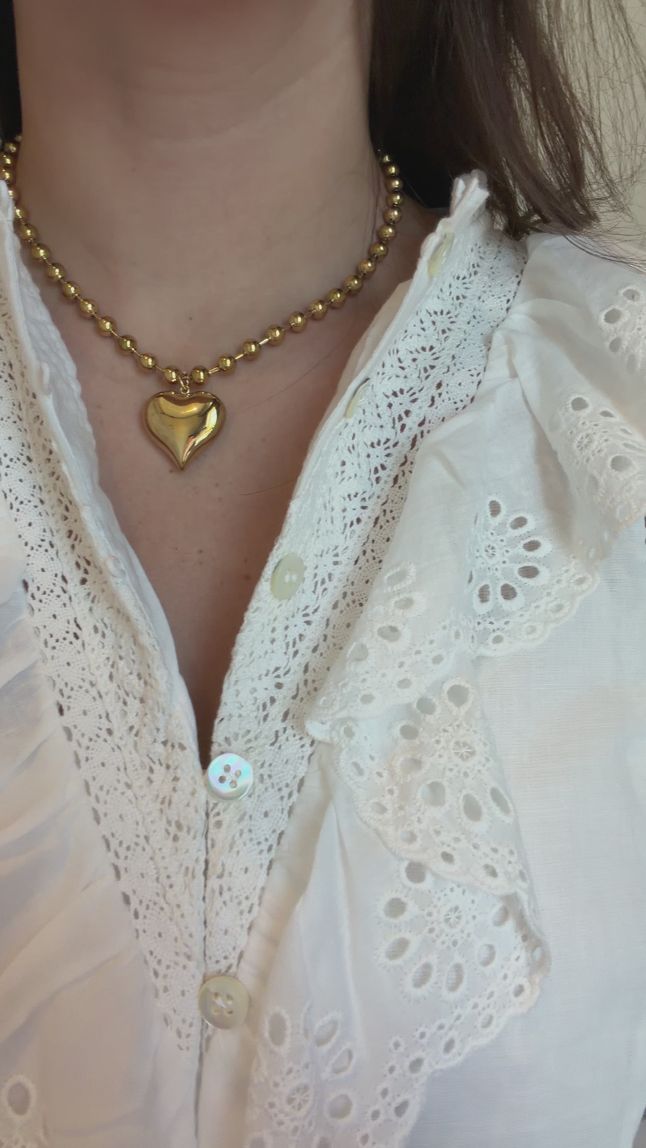 Gold Heart Necklace